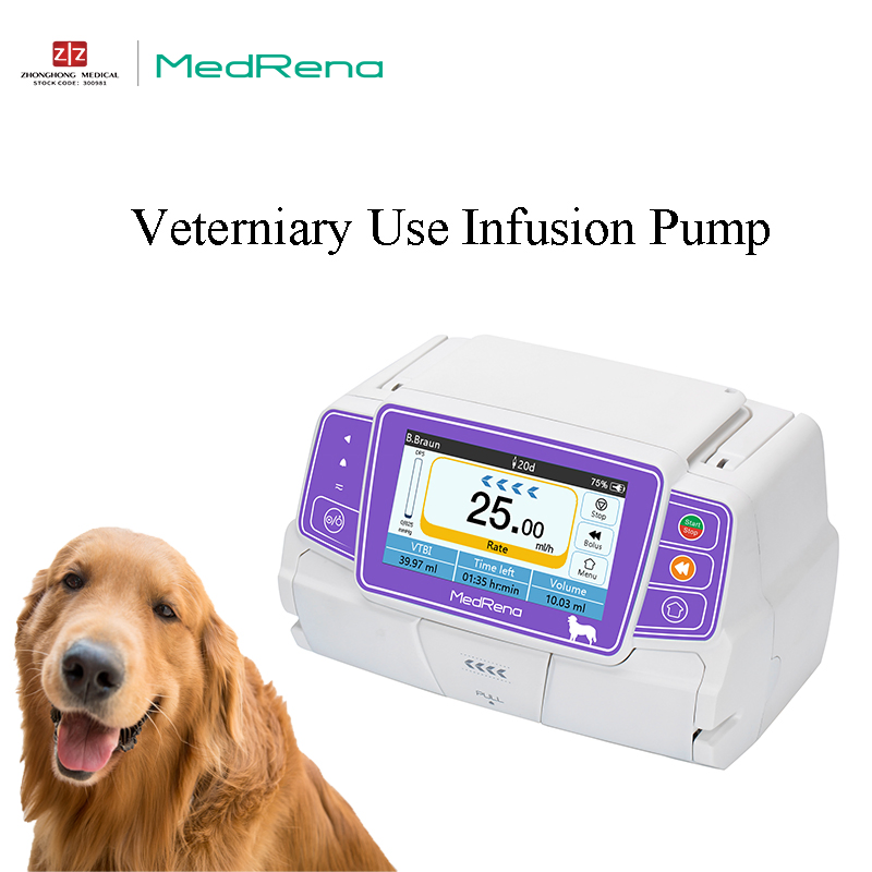 Bomba de infusión intravenosa médica veterinaria líquida electrónica