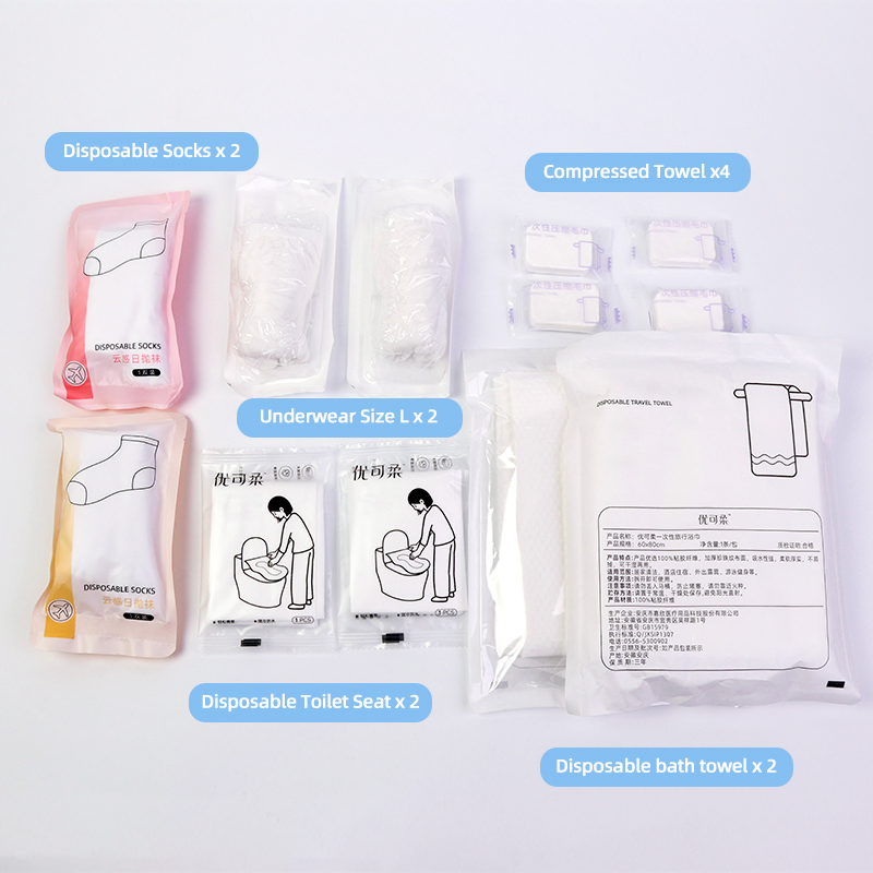 Kit de Higiene Desechable para Viajes de 3 Días