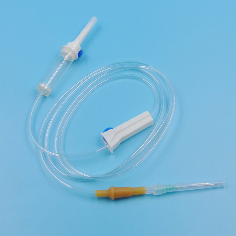Conjunto de infusión IV desechable estéril certificado CE de China a precio más bajo, conjuntos de administración, conjuntos de transfusión de sangre