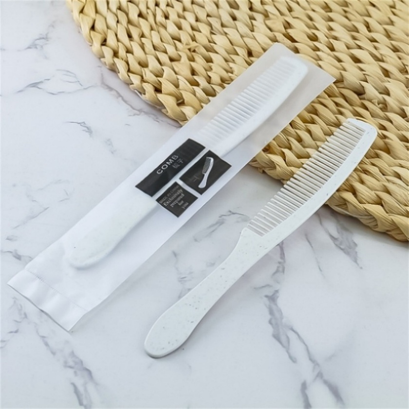 Kit de tocador desechable ecológico para uso en spa y hoteles con materiales biodegradables para cero residuos