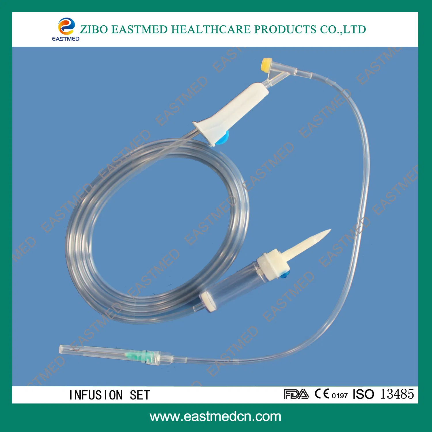 Conjunto de infusión desechable con inyección sin aguja