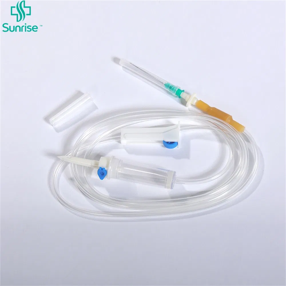 Conjunto de infusión IV de inyección de glucosa líquida básica regular estéril y desechable