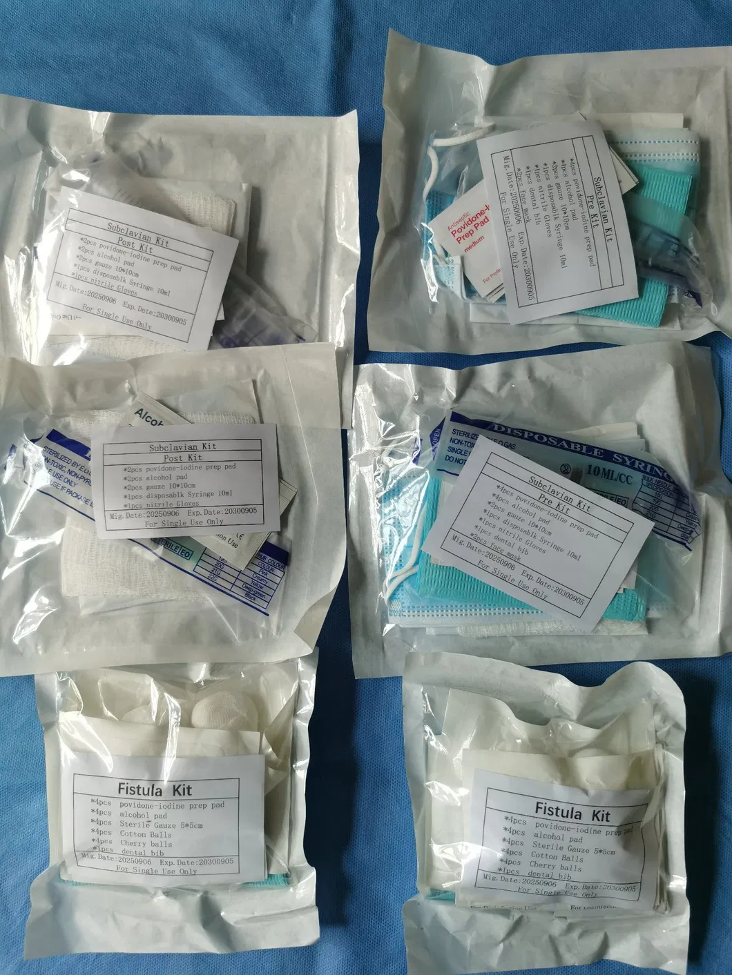 Kit de diálisis desechable para fístula 1