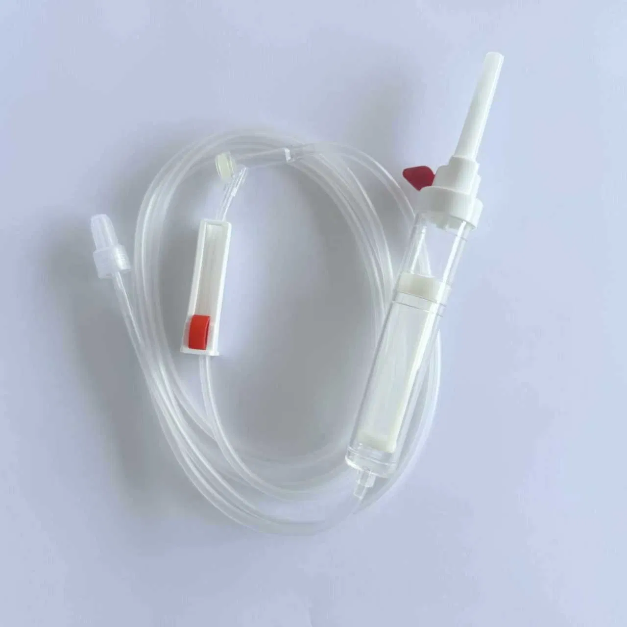 Kit de transfusión de sangre desechable premium con conector Luer Slip