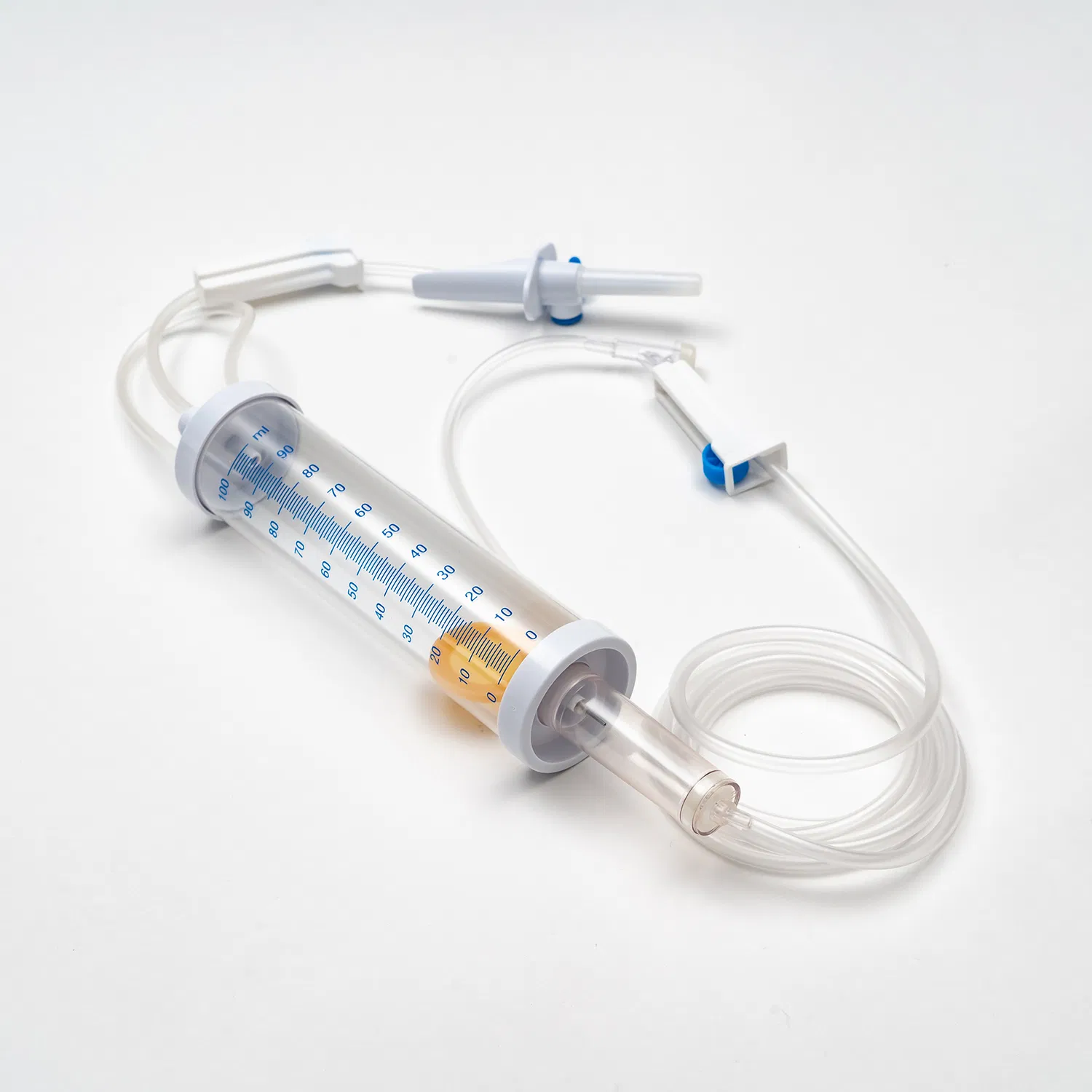 Proveedor médico de buena calidad, juego de infusión pediátrico con bureta a un precio competitivo