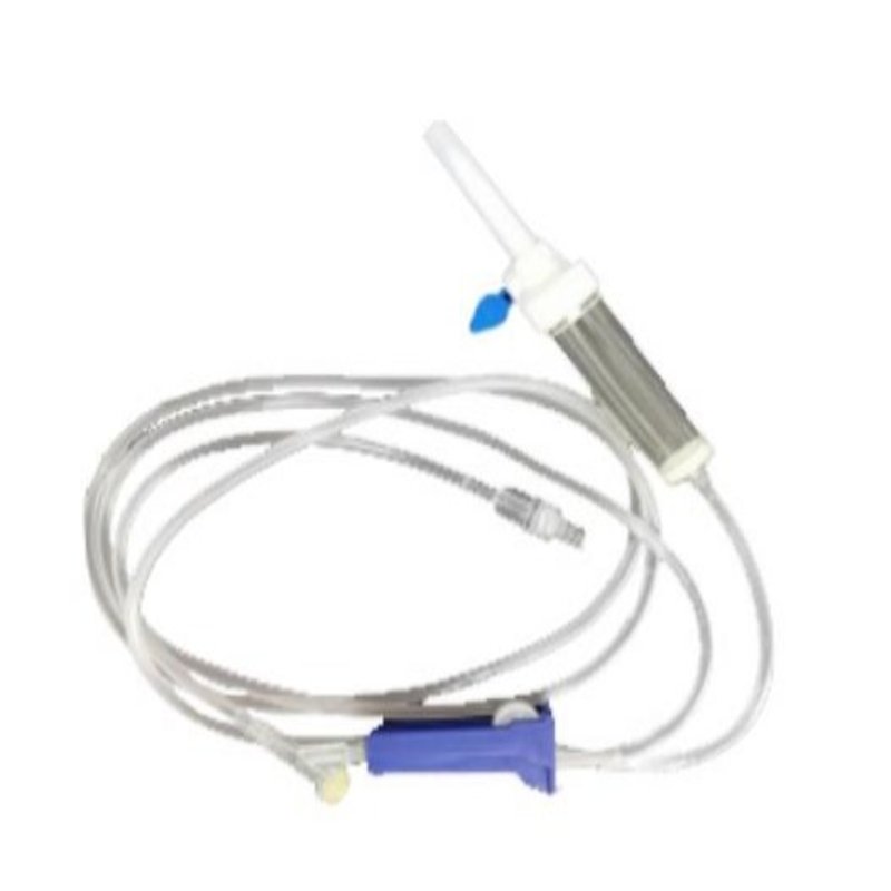 Conjunto de infusión IV desechable pediátrico de micro gota de tres partes de la FDA
