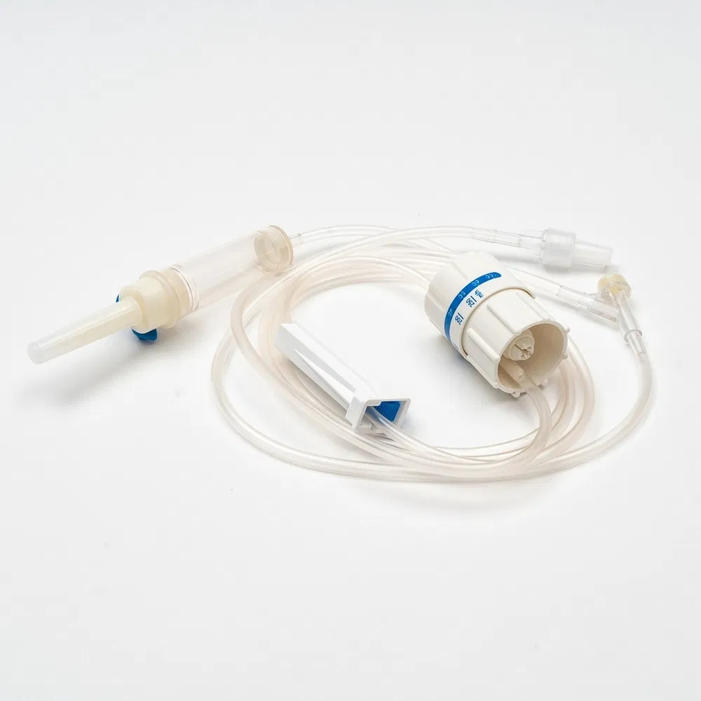 Conjunto de Infusión I.V. Estéril y Preciso para Terapia Clínica del Paciente