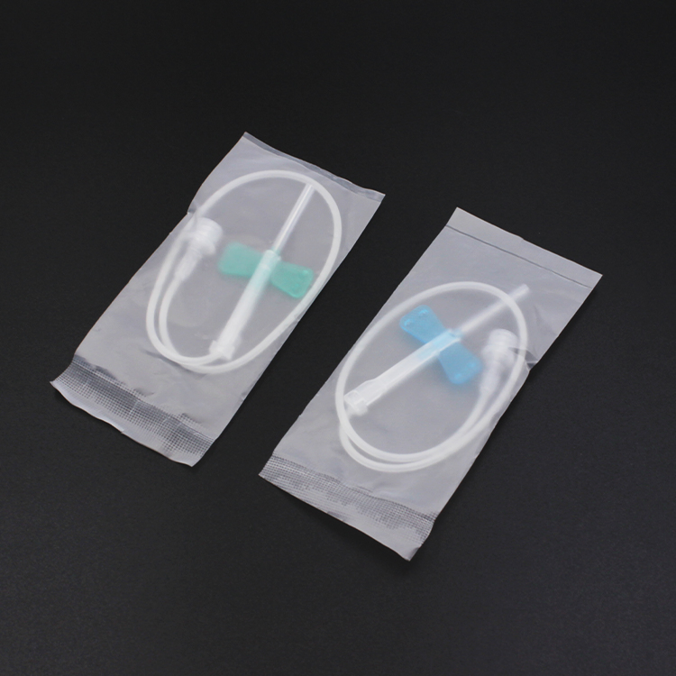 Conjunto de aguja mariposa intravenosa desechable para infusión
