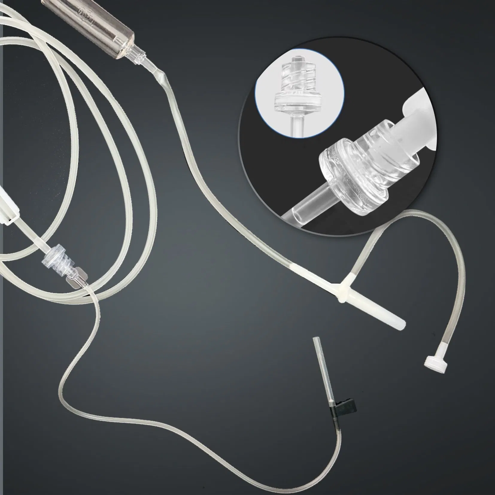 Fabricante profesional de suministros médicos desechables, juego de infusión de plástico