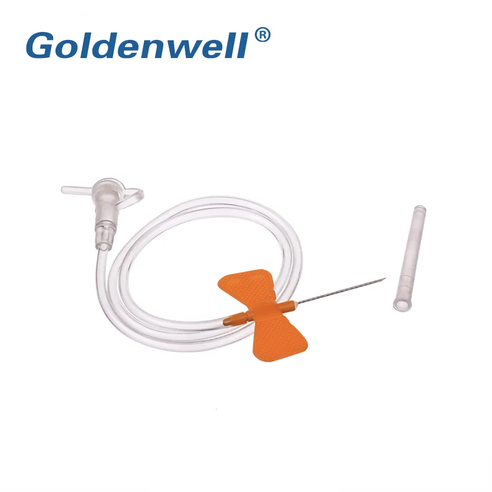 Set de Vena Escalpelo Desechable de Seguridad para Infusión 27g