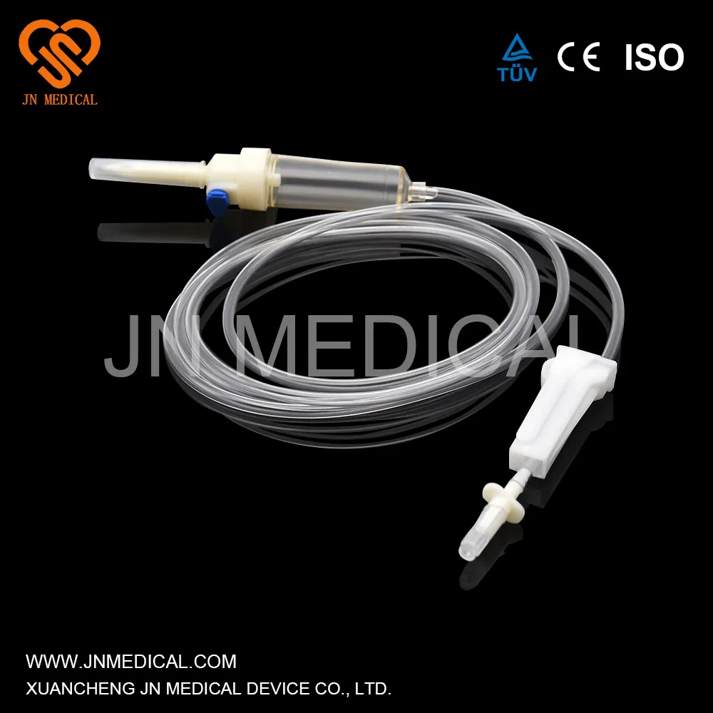 Conjunto de infusión aprobado por CE con 21g aguja dispositivo médico para adultos