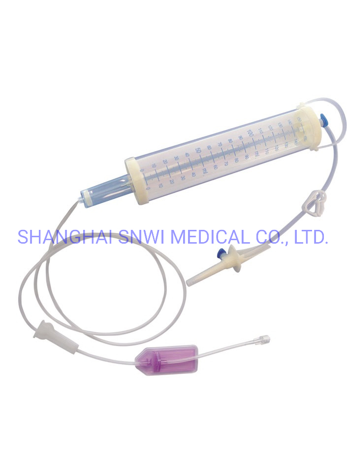 Juego de infusión tipo bureta médica desechable con bureta