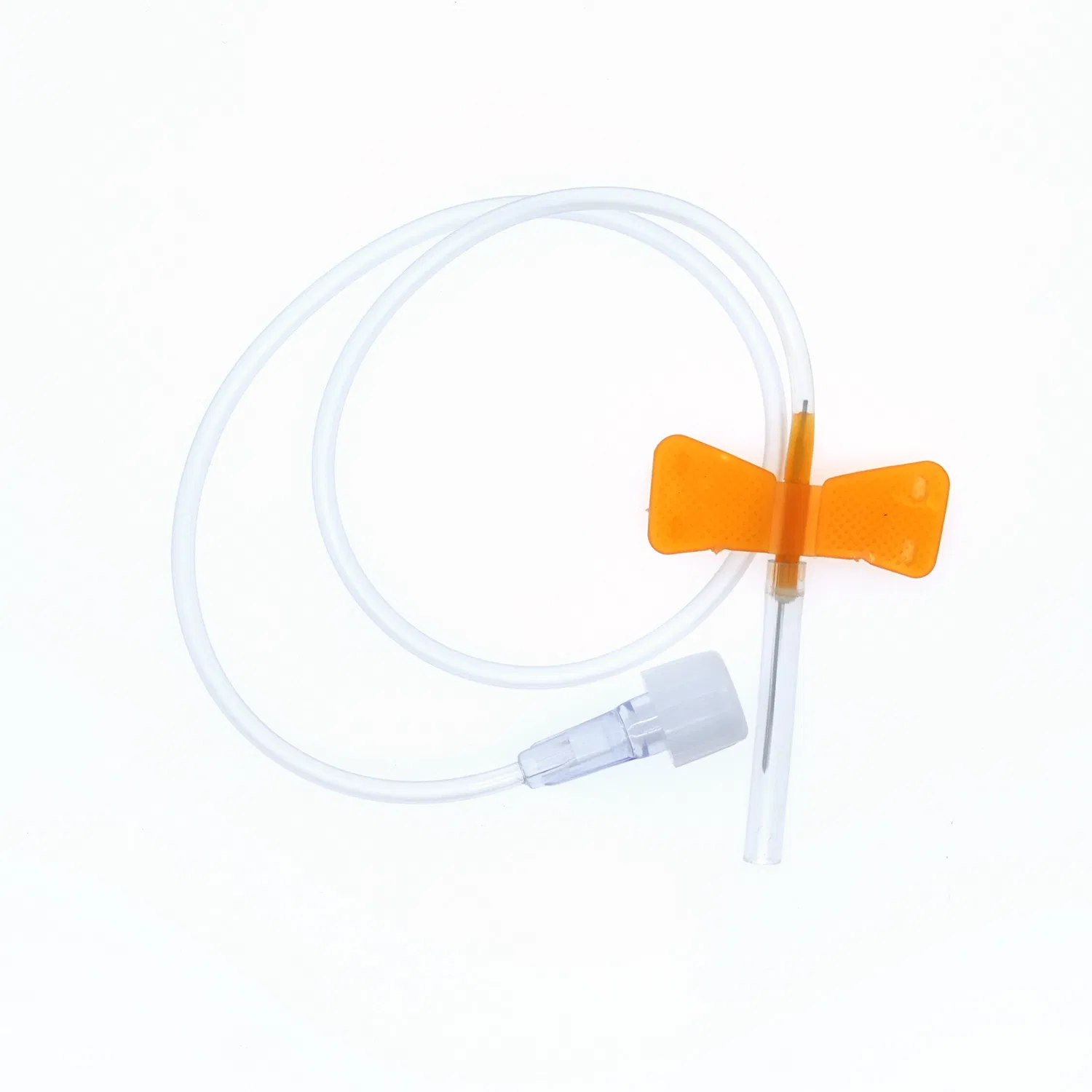 Set de venas del cuero cabelludo desechable, aguja de infusión, aguja mariposa con alas dobles