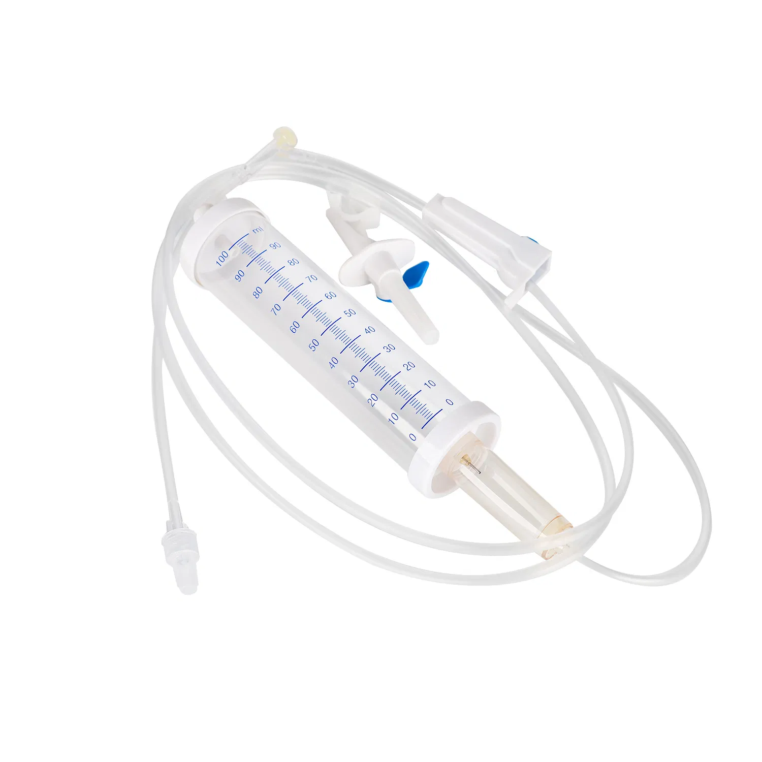 Set de infusión de bureta para un solo uso
