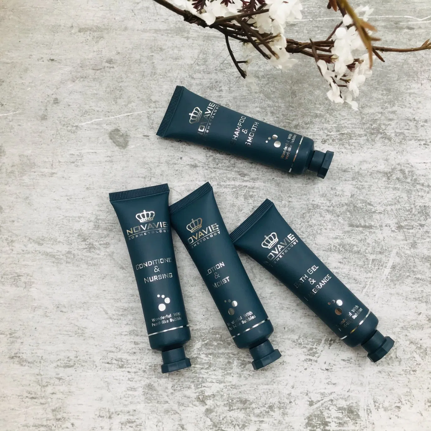 Kit de baño de lujo desechable premium para huéspedes de hotel