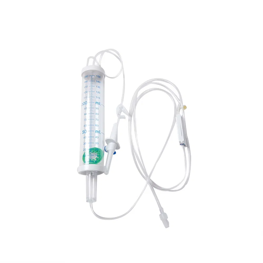 Esterilización con Óxido de Etileno Componentes Médicos Juego de Infusión Desechable con Aguja Luer Lock