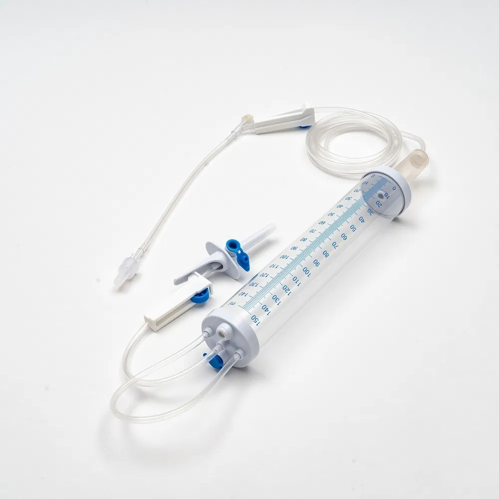 Conjunto de infusión de bureta microgotas no reutilizable para la seguridad de dosificación ambulatoria
