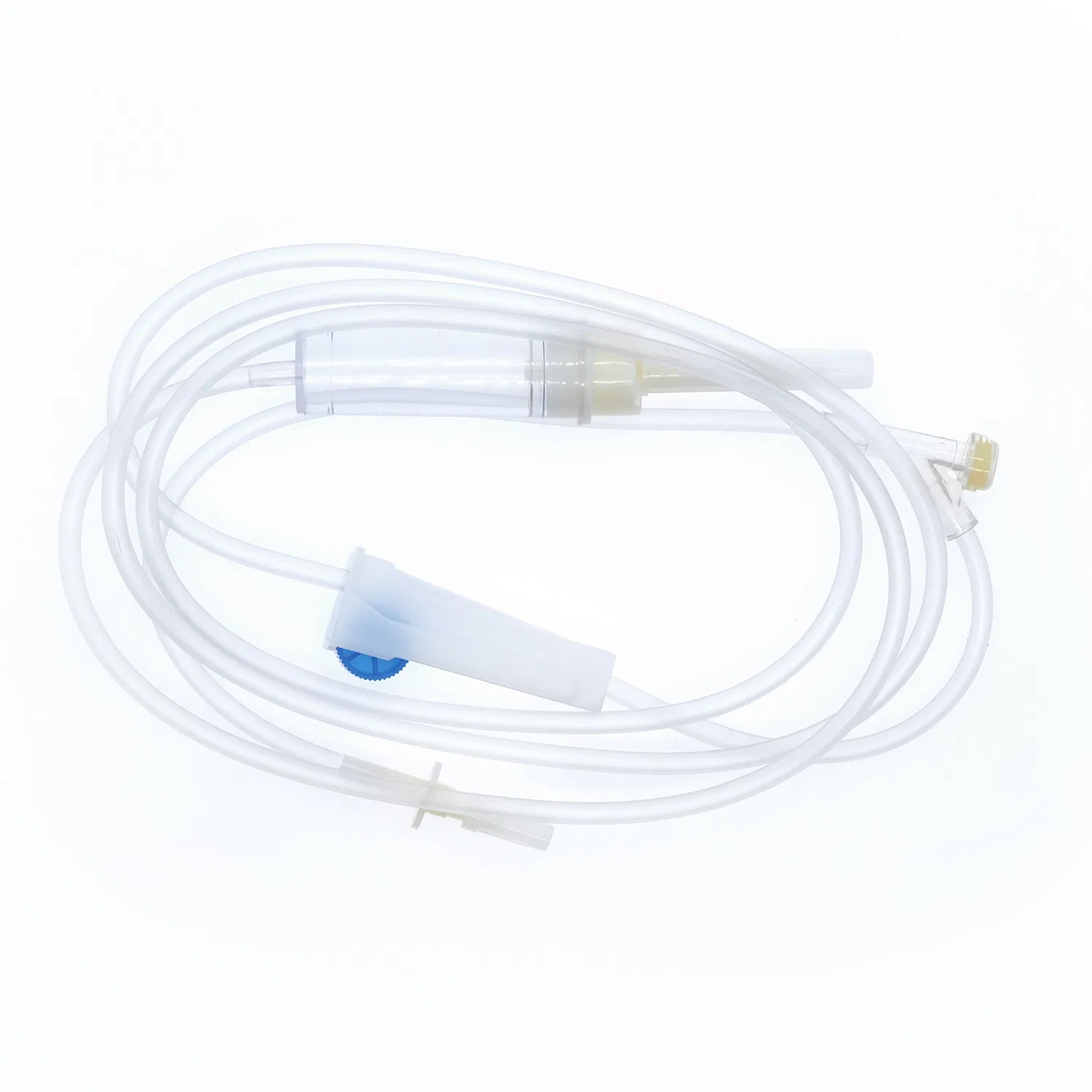 Conjunto de infusión IV desechable sin aguja con conector Luer Lock