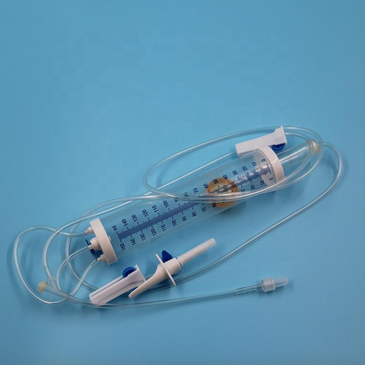 Juego de infusión IV de bureta desechable para pediatría