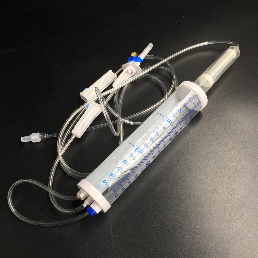 Juego de administración de fluidos intravenosos desechable para pediatría