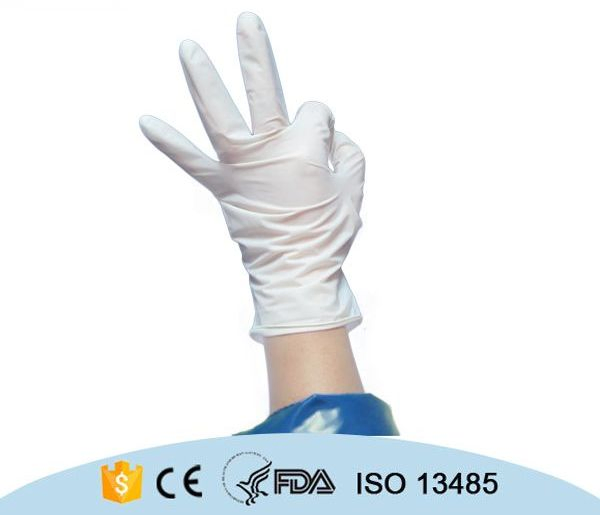 100% Luvas Cirúrgicas Estéreis de Látex Natural - Alta Sensibilidade e Durabilidade