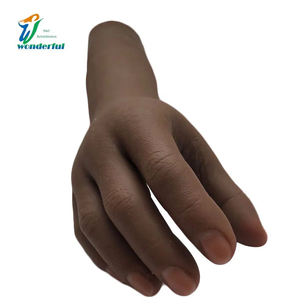 Luva de Silicone Prostética para Adultos do Sexo Masculino Amputados
