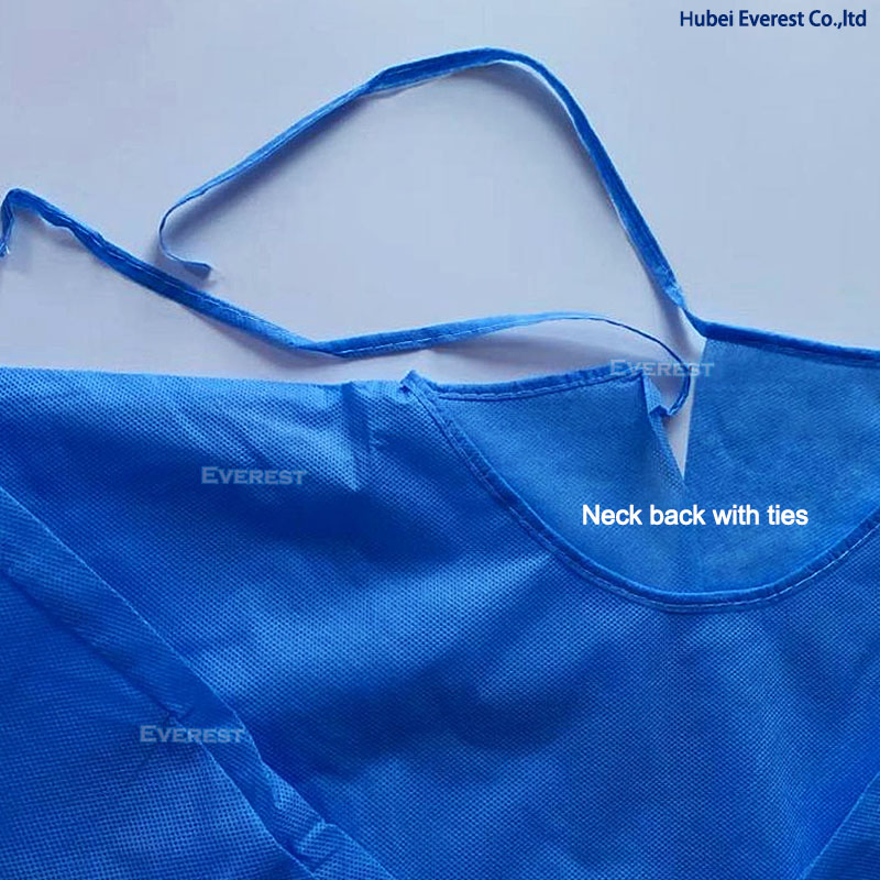 Vestido de Isolamento Descartável para Hospital