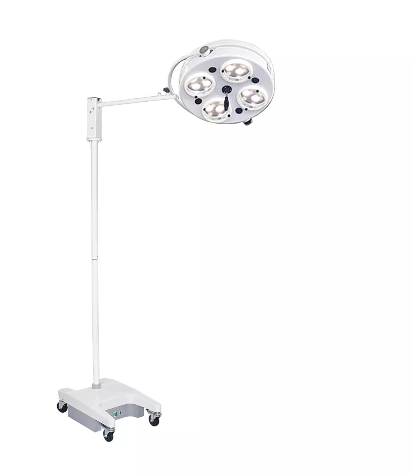Lâmpadas de Exame Móveis LED para Operações Cirúrgicas em Hospital, Lâmpada LED Sem Sombra, Luz de Operação