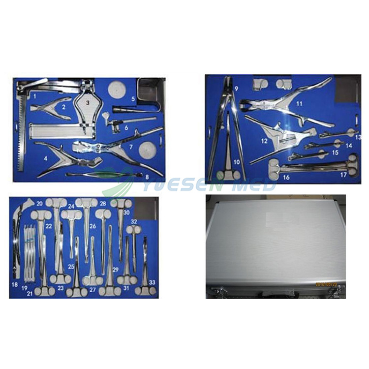 Conjunto de Instrumentos para Cirurgia Torácica de Equipamento Médico Ysot-W-Xb