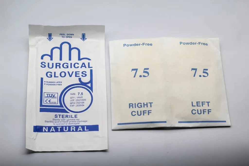 Luvas Cirúrgicas de Látex Estéreis em Pó ou Sem Pó