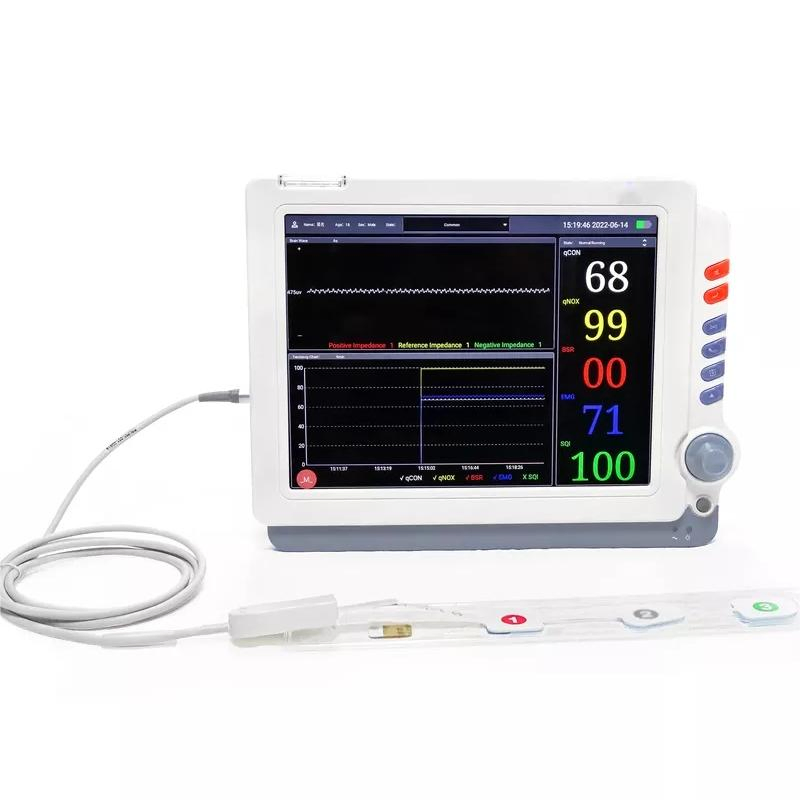 Monitor de Paciente Médico de UTI Hospitalar 6-Parameters 12.1-Inch Equipamento Portátil de Monitoramento de Sinais Vitais Multiparamétrico