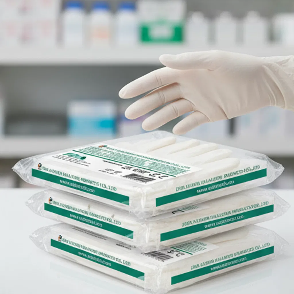 Luvas de Látex para Exame / Luvas Descartáveis Cirúrgicas