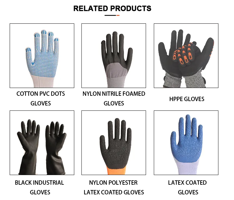 Luvas Industriais de PVC Detalhe 4