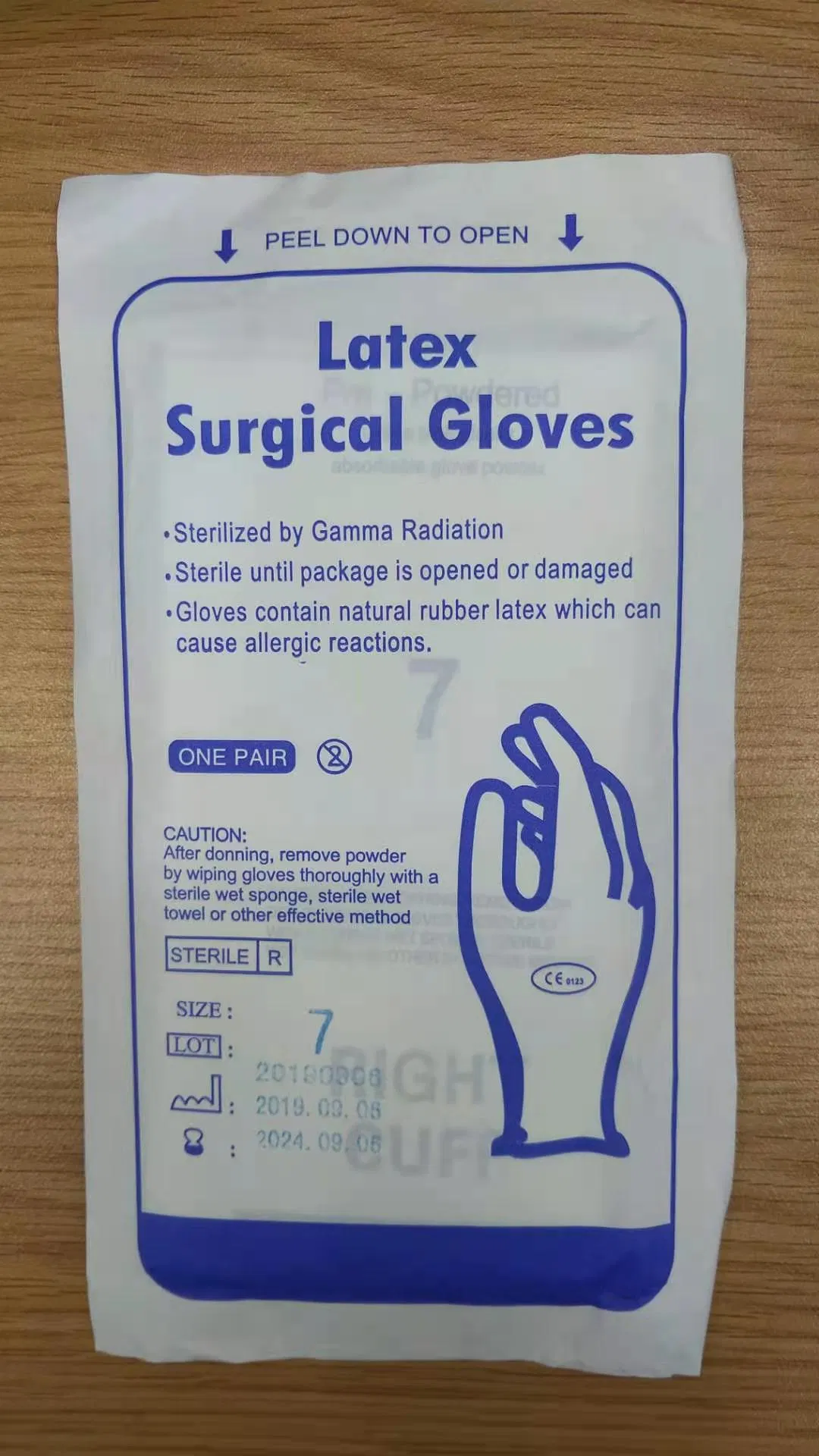 Fabricar Luvas Cirúrgicas de Látex com Certificado CE, ISO