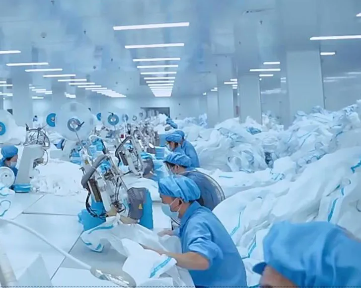 Vestido de Isolamento Descartável para Hospital