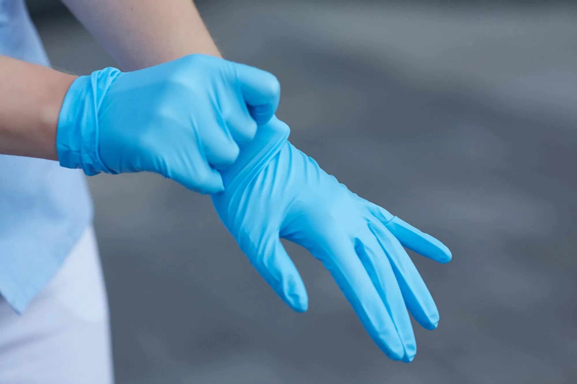Luvas Cirúrgicas Estéreis Descartáveis para Enfermeiros da Siny com Preço Acessível
