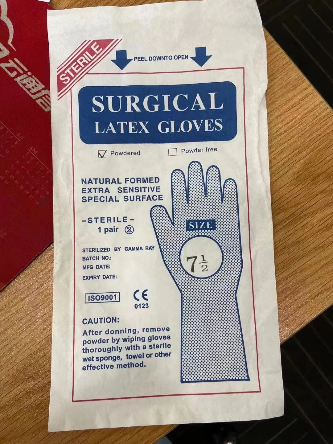 Fabricar Luvas Cirúrgicas de Látex com Certificado CE, ISO