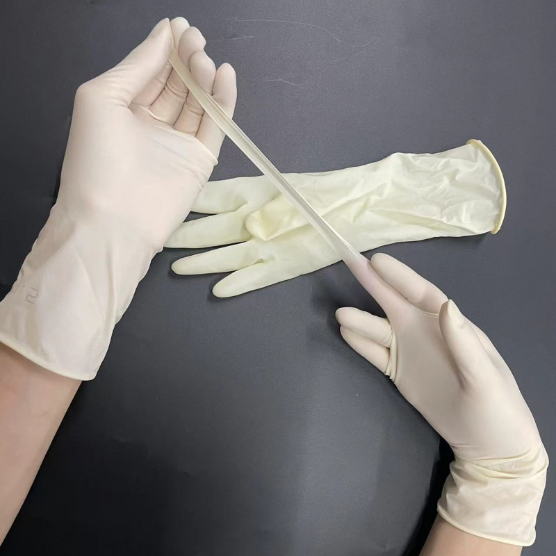 Cw050 Luvas Cirúrgicas Estéreis de Látex Médicas de Grau Livre de Pó para Proteção Aprimorada