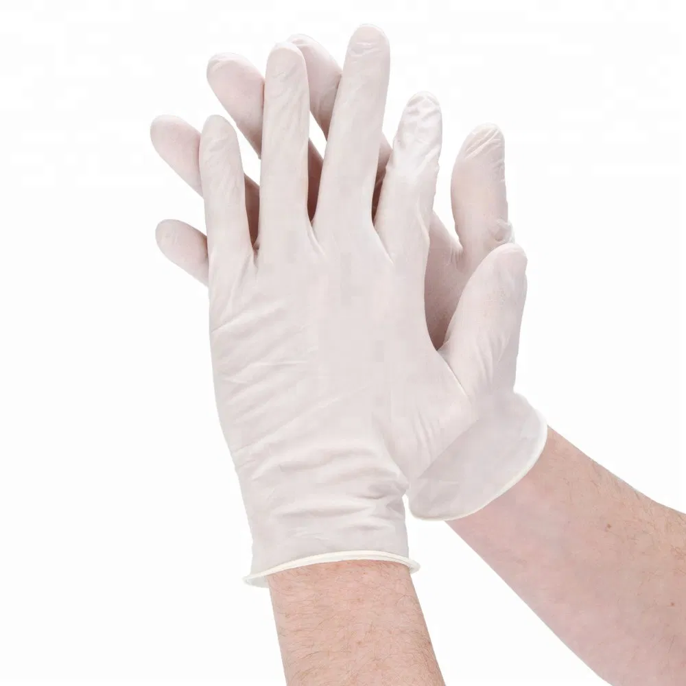 Luvas Protetoras Estéreis de Nitrilo para Clínica Cirúrgica Descartáveis Siny China com Superfície Lisa e Texturizada