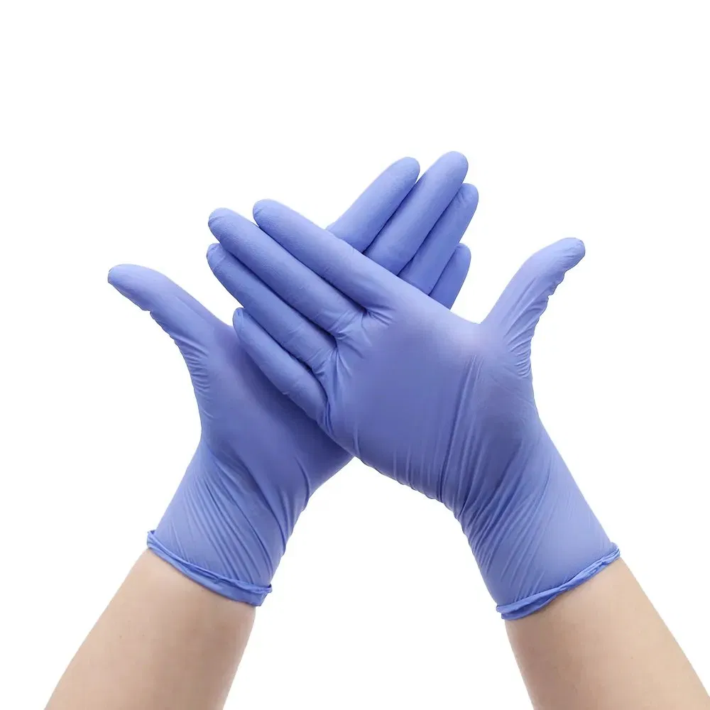 Luvas Descartáveis Sem Látex 240mm Luva de Nitrilo para Exame Uso de Dentista