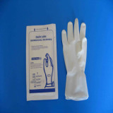 Luvas Cirúrgicas Descartáveis de Látex Médico 6.0-9.0 Tamanho Estilo Liso