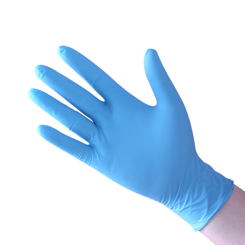 Luvas de nitrilo/pvc descartáveis personalizadas de fábrica para exame, sem pó, aprovadas pela CE e FDA