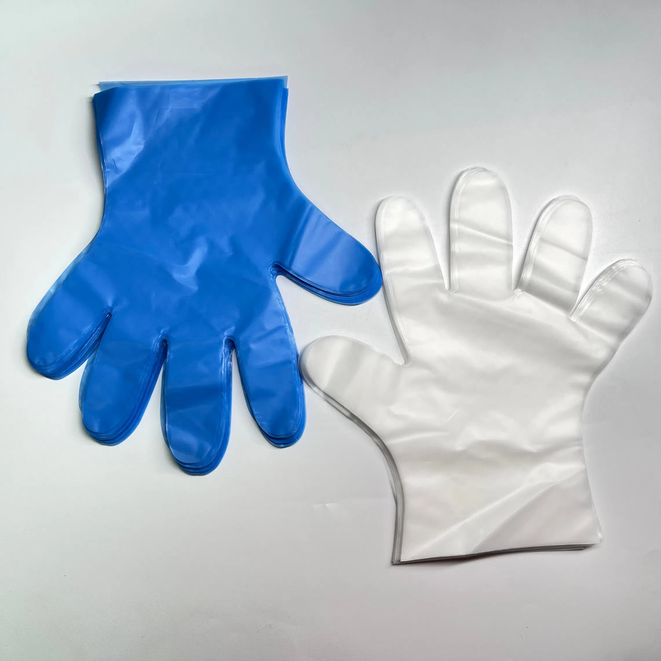 Luvas Descartáveis Degradáveis Filme de Tintura de Cabelo Plástico Espessado TPE Resistente a Óleo Luvas de PE de Grau Alimentício