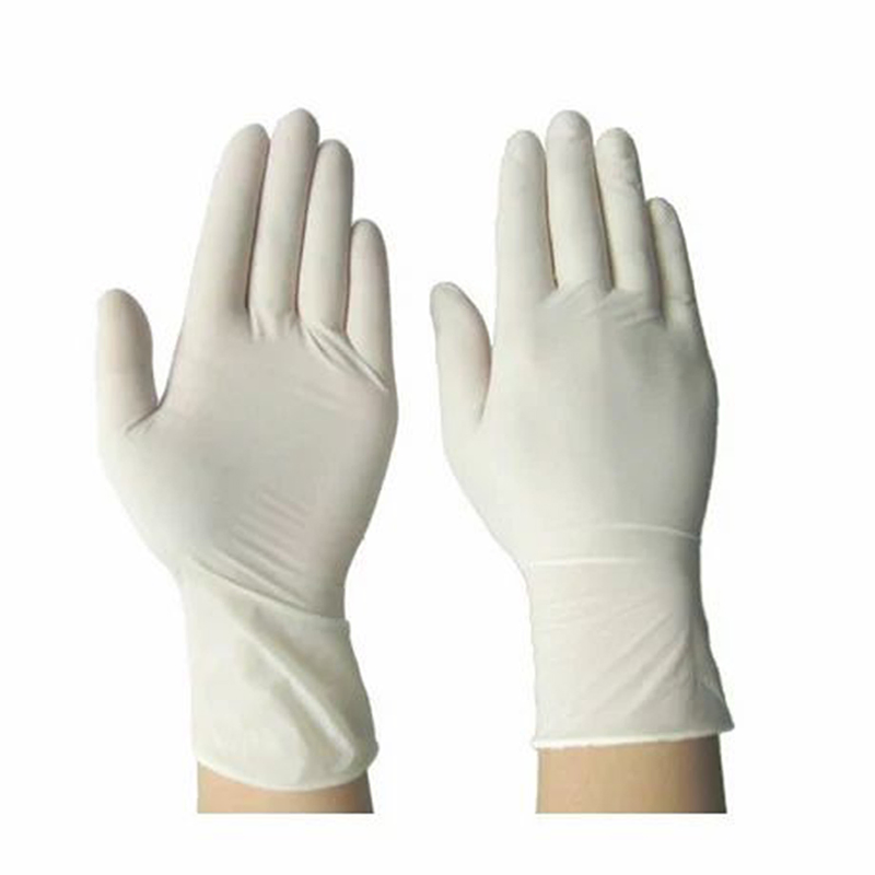 Tamanho 6/6.5/7/7.5/8/8.5/9 Luvas de Látex Natural com Alta Tensilidade Sem Pó Descartáveis Médicas Luvas Cirúrgicas de Látex
