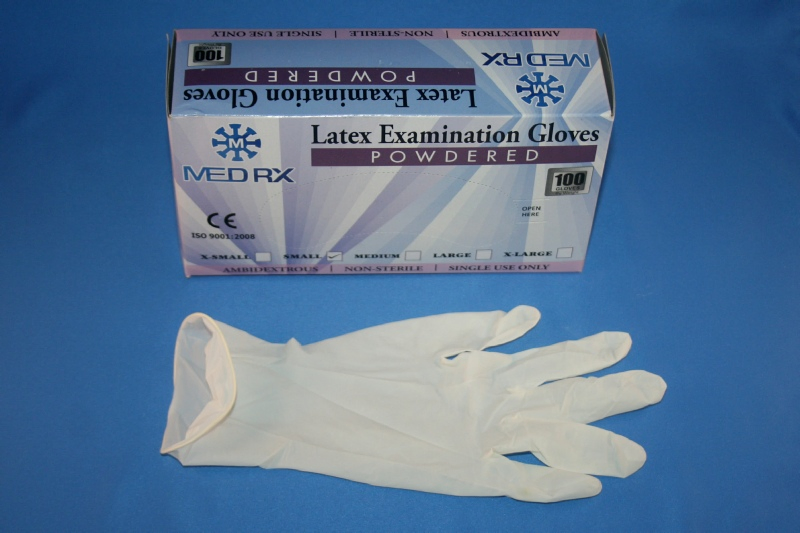 Luvas Cirúrgicas Descartáveis de Látex Médico Industrial de Grau