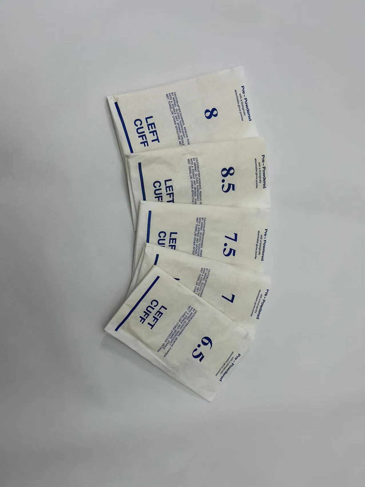Luvas de ginecologia de comprimento do cotovelo brancas manga comprida látex ginecológica cirúrgica Luvas