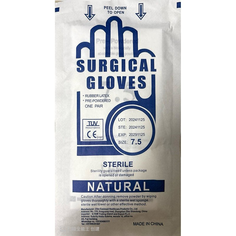 Luva Cirúrgica Descartável de Conforto com Alta Elasticidade e Excelente Sensibilidade Táctil