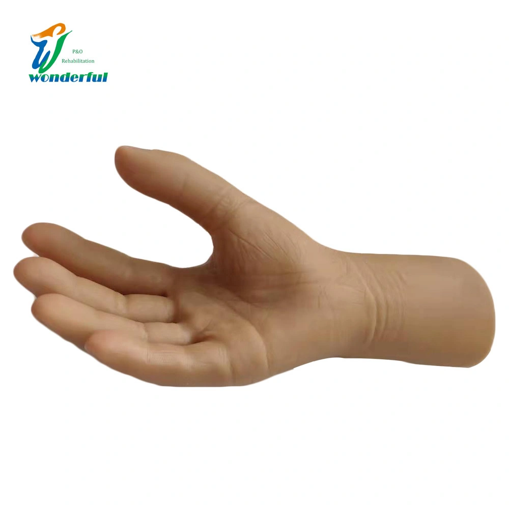Luvas de silicone cosméticas prostéticas personalizadas como sua dimensão para pessoas com deficiência