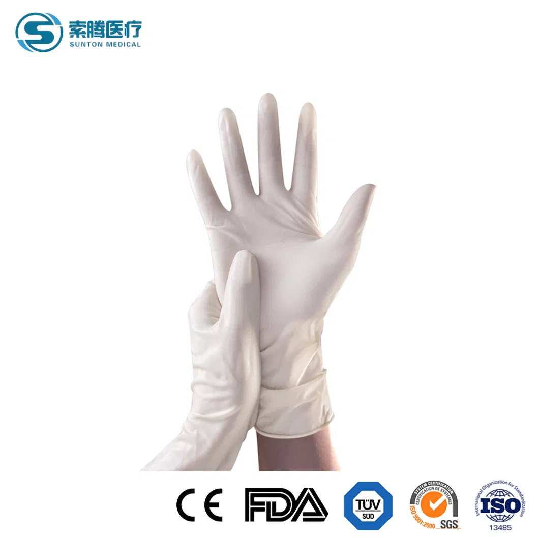 Luvas Cirúrgicas de Alta Qualidade Sunton da China, Sem Pó / Superfície Sem Látex, Fornecedor de Luvas Cirúrgicas Personalizadas OEM, Luvas Cirúrgicas Estéreis Baratas, Luvas de Látex