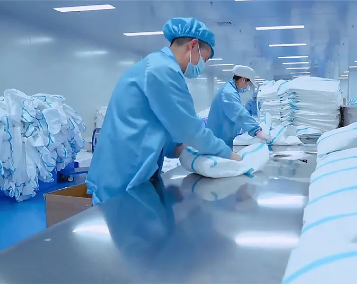 Vestido de Isolamento Descartável para Hospital